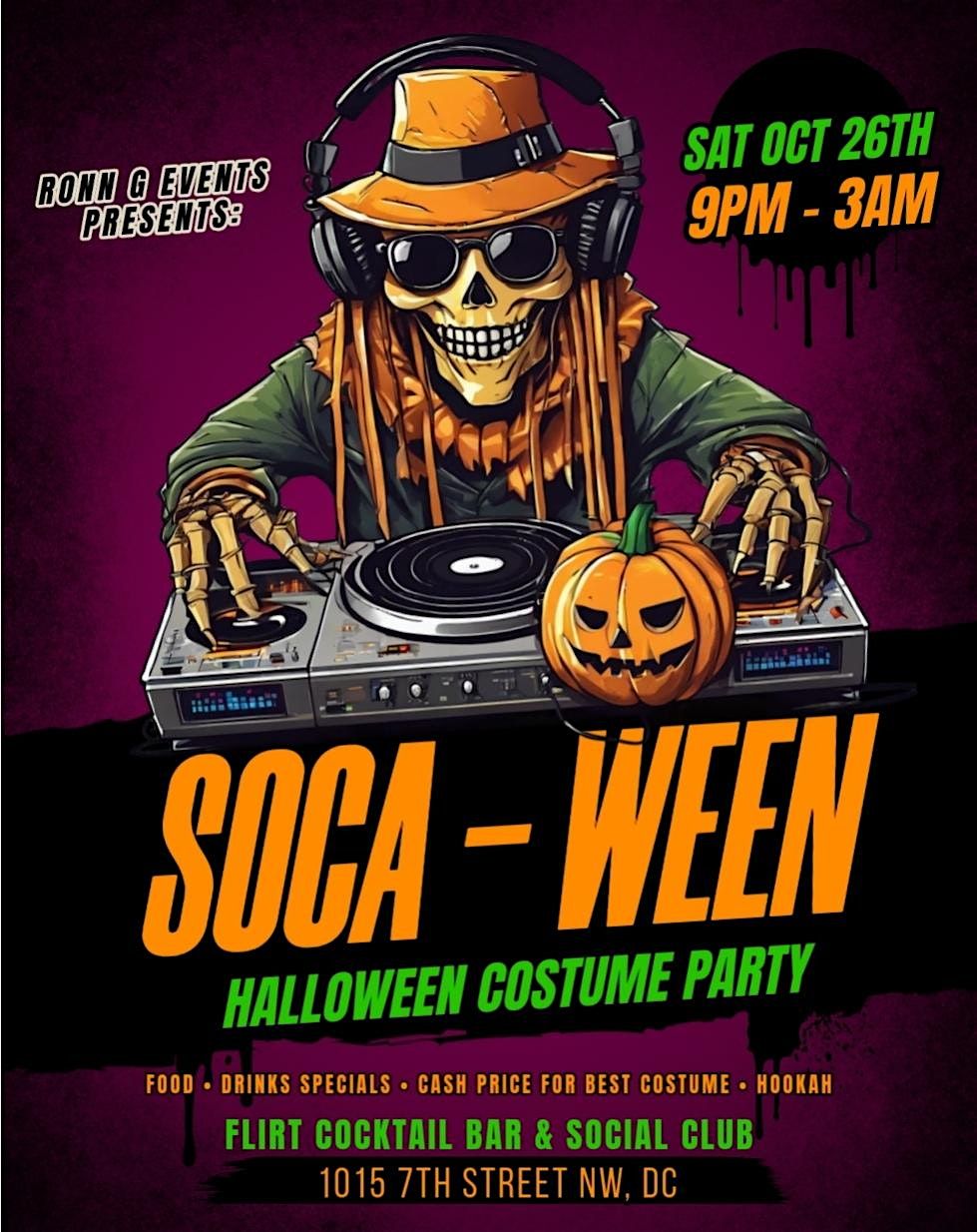 SOCA - WEEN\u25aaHALLOWEEN COSTUME PARTY