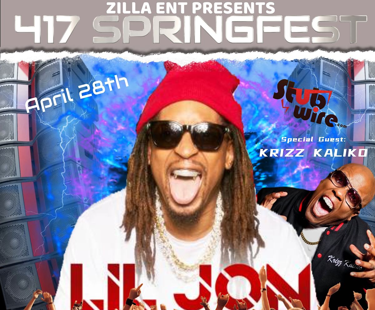 LIL JON Springfield April 28 to April 29