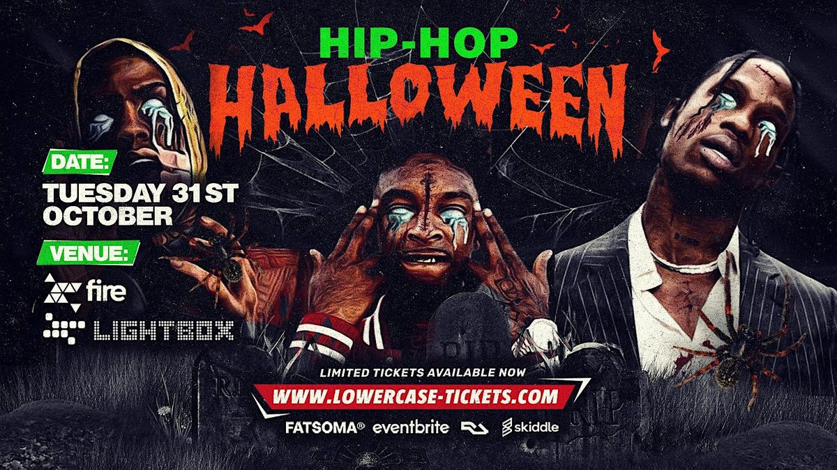 Hip Hop Halloween Fire & Lightbox London Halloween 2023 Fire