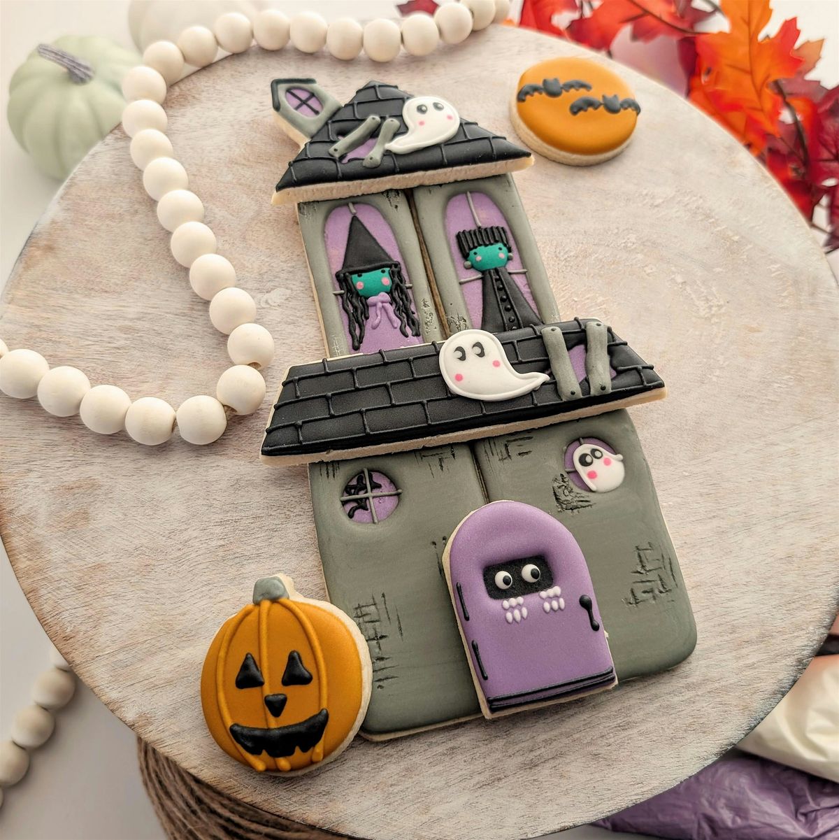 Haunted House Cookie Decorating Class at Planks and Paint DIY Workshop