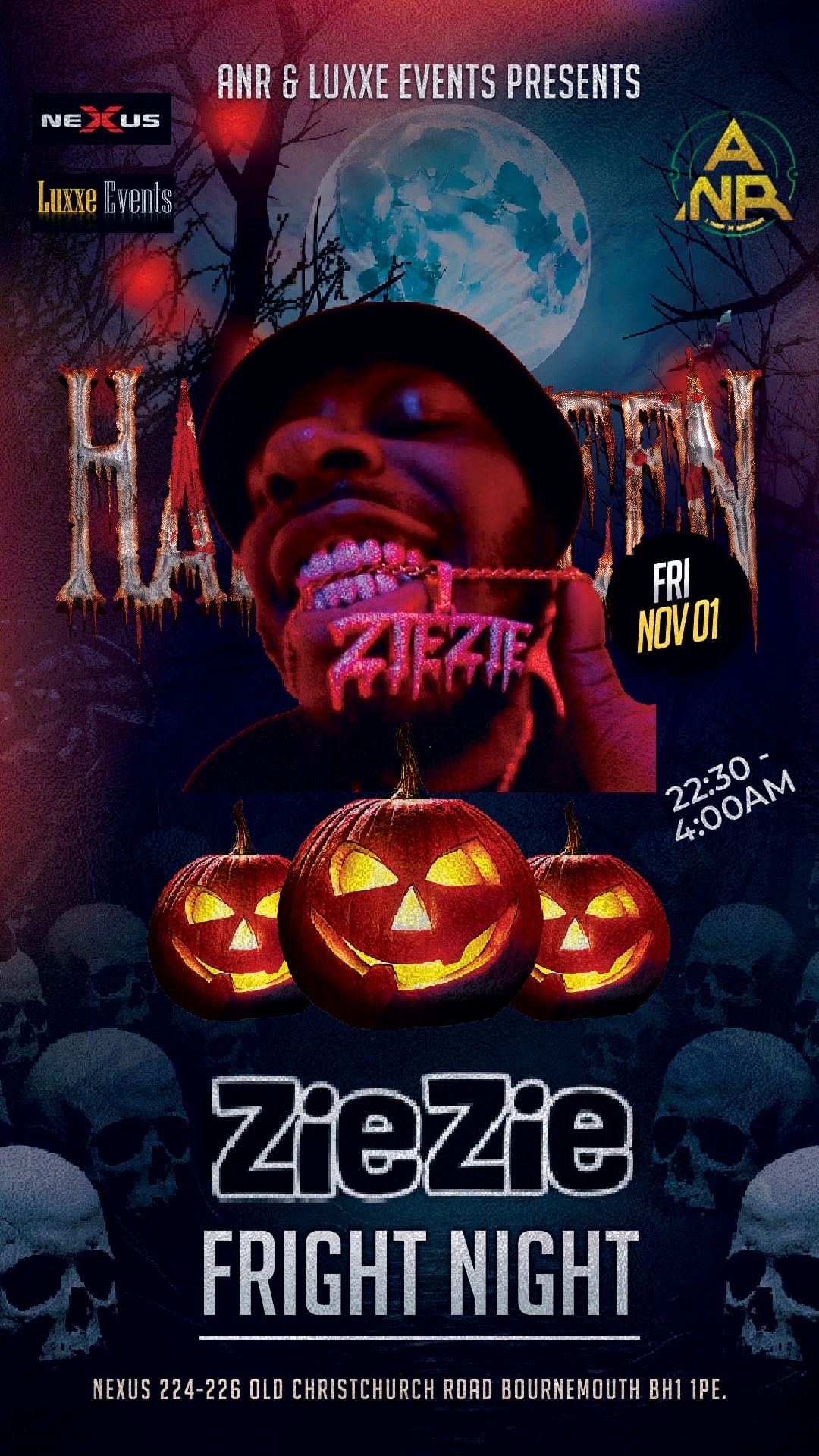 ZIEZIE PERFORMING LIVE IN BOURNEMOUTH (HALLOWEEN SPECIAL)