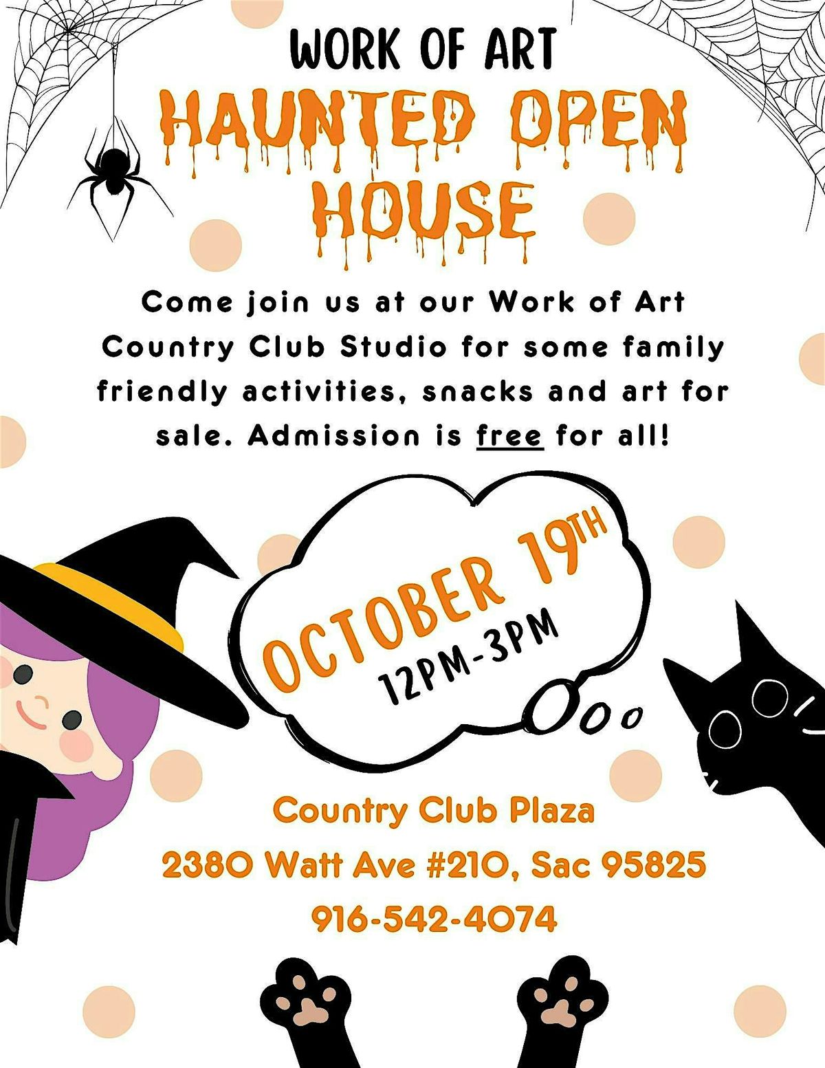 Work of Art Haunted Open House