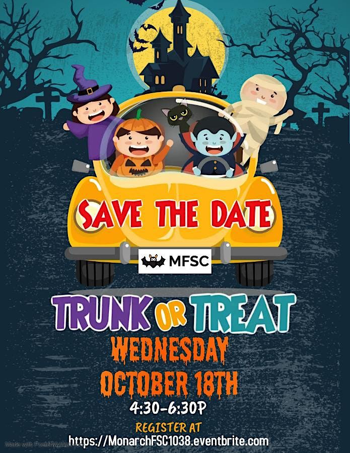 TRUNK OR TREAT (save the date) Inspira IMPACT Family Success Center