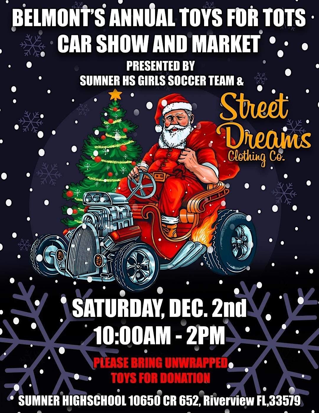 Toys for Tots Car Show & Market Sumner High School, Riverview, FL