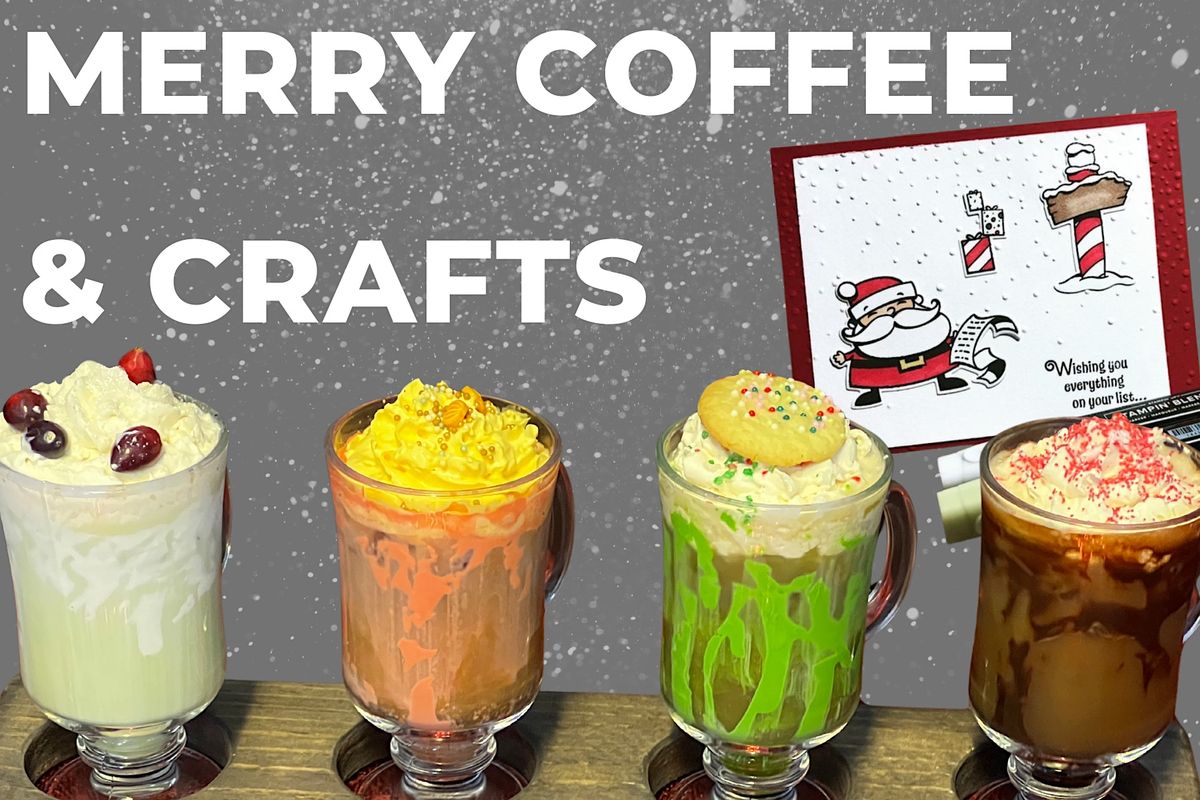 Merry Coffee & Crafts Flight Event The Goobs Small Business Warehouse