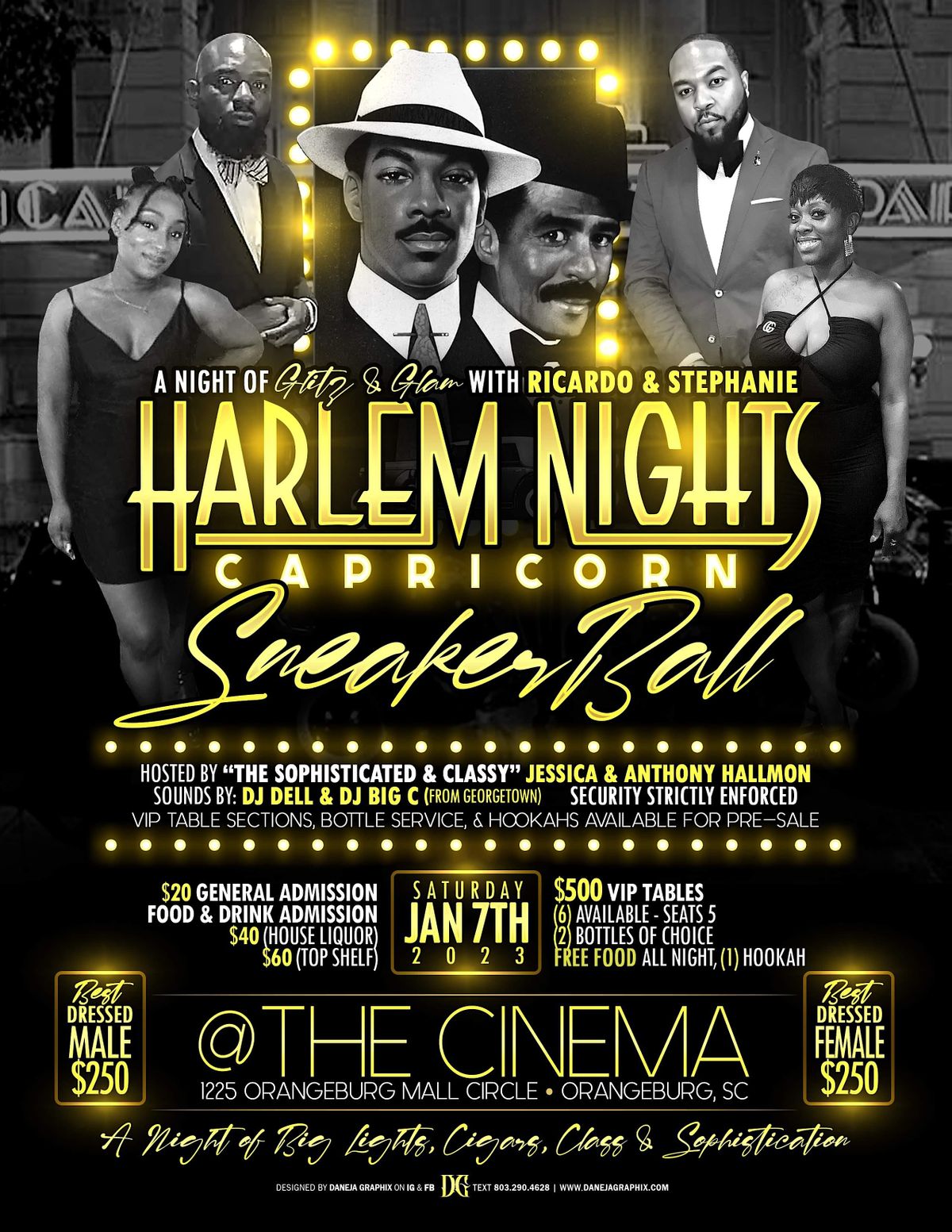 Harlem Nights Capricorn Sneaker Ball | 1225 Orangeburg Mall Cir | January 7  to January 8