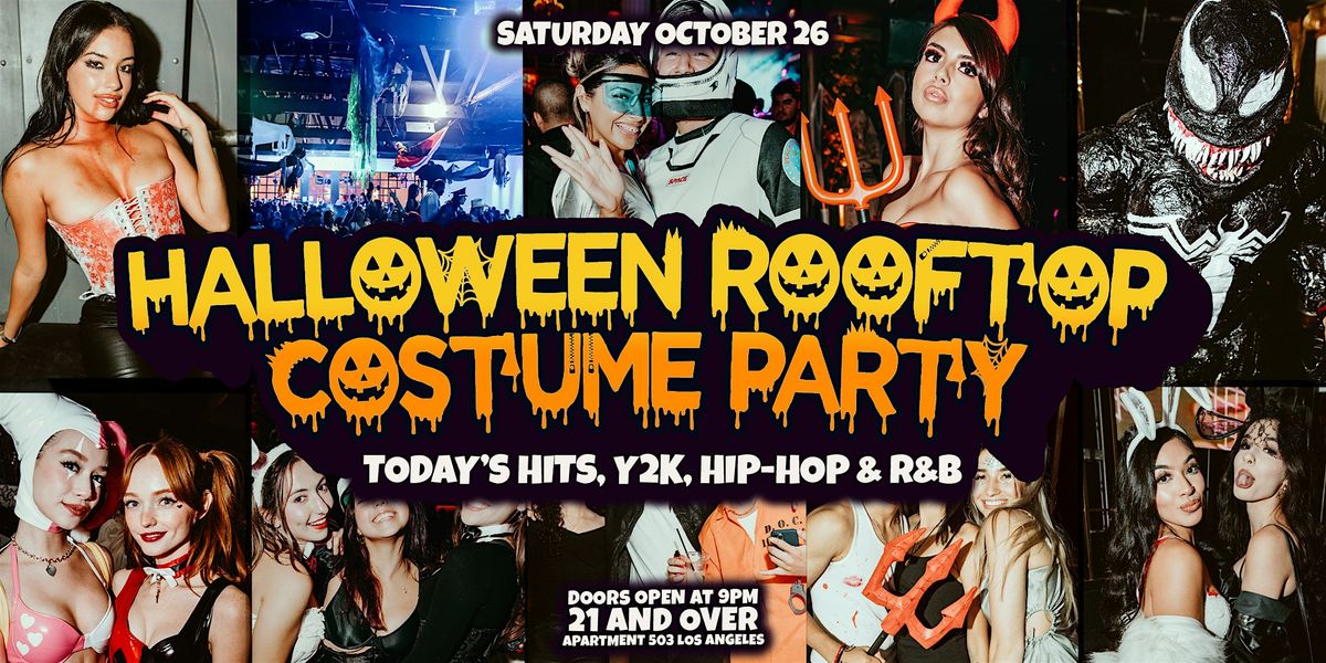 Halloween Rooftop (Costume Party) in Los Angeles! Y2K, Hip-Hop, and R&B