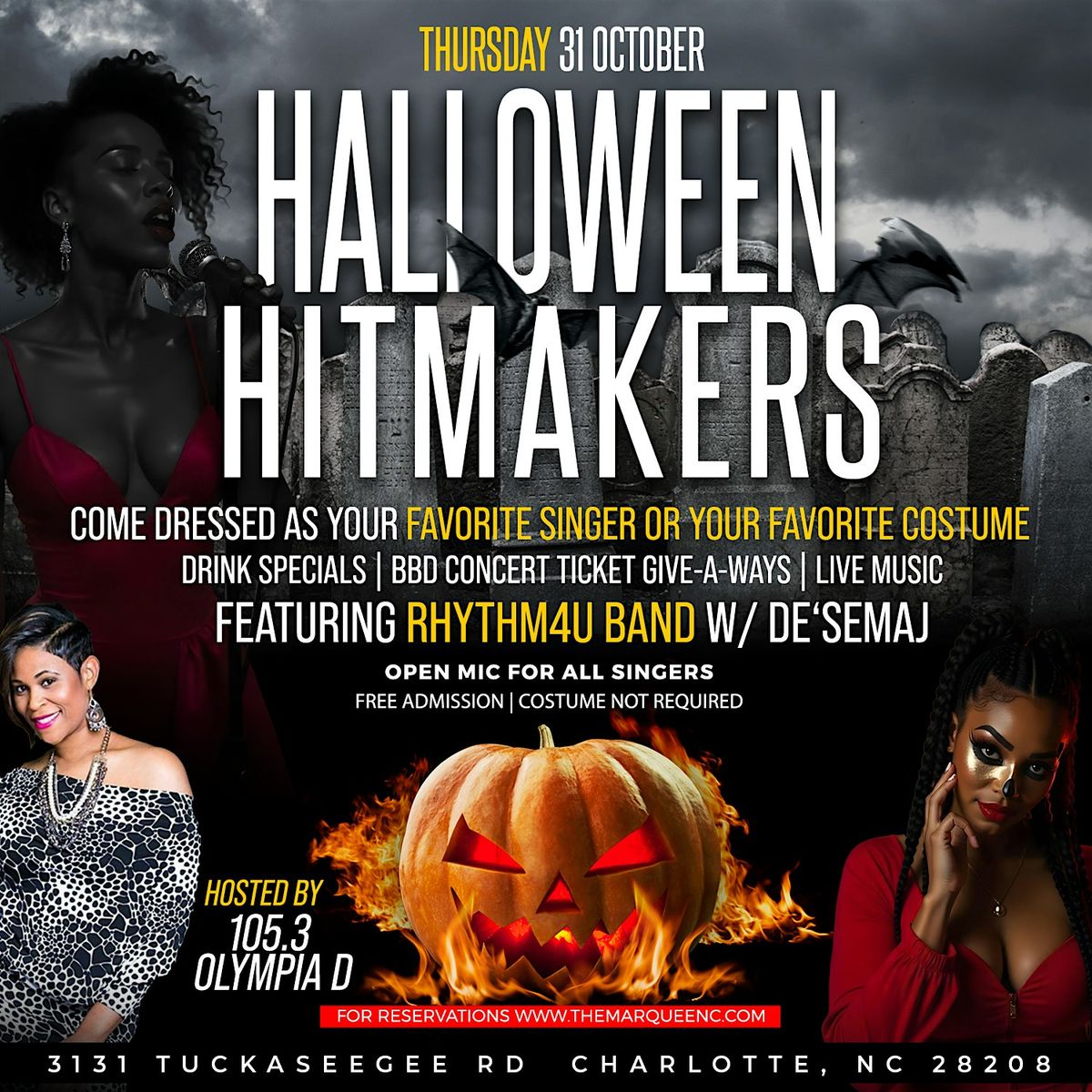 Marquee's Halloween Hitmakers