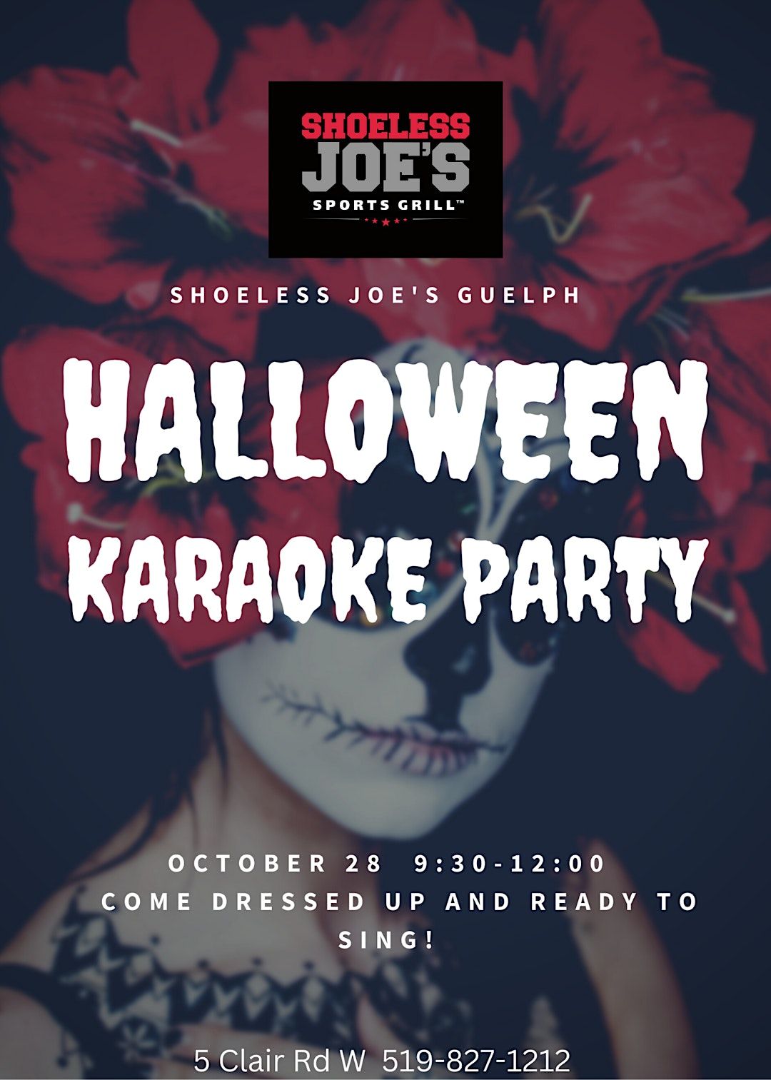 Halloween Karaoke Shoeless Joe's Sports Grill, Guelph, ON October