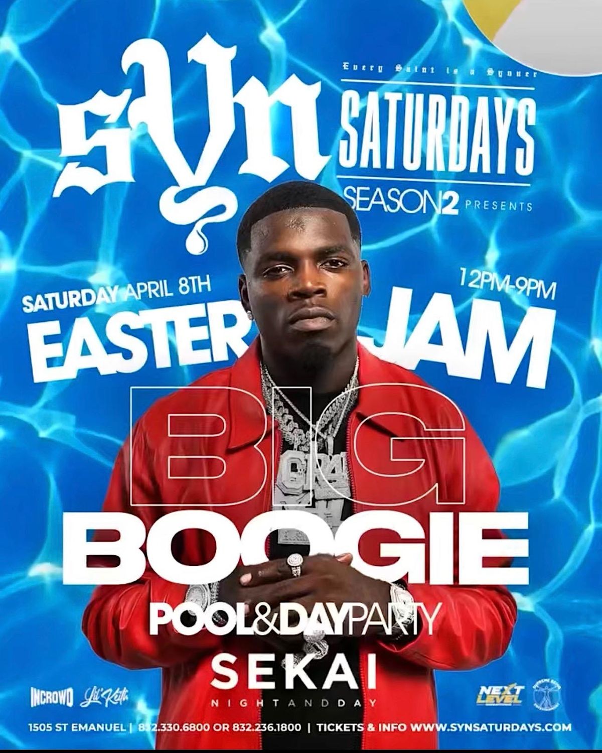 Big Boogie LIVE @Sekai Easter Weekend In Houston | Syn Saturdays