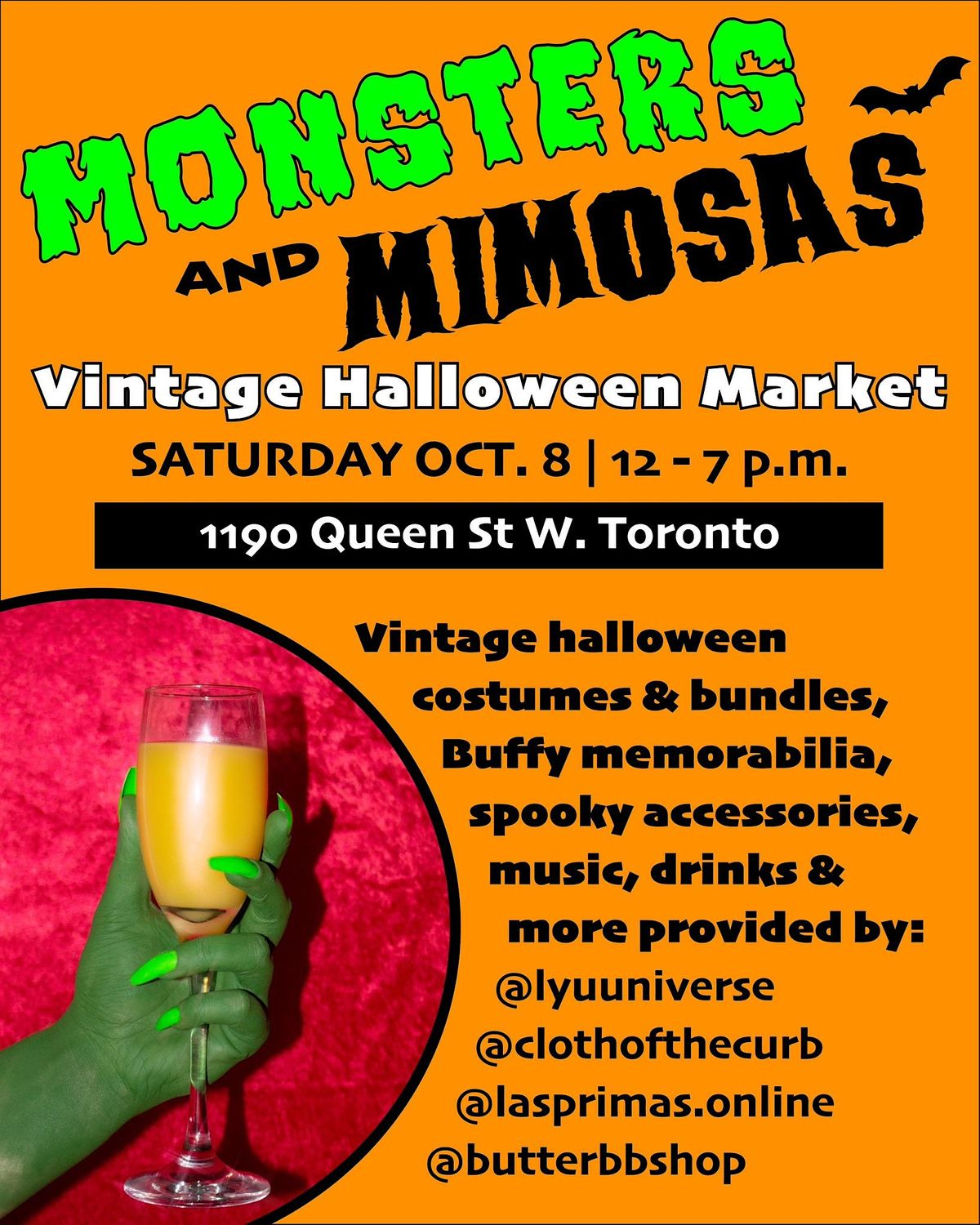 Monsters & Mimosas - Vintage Halloween Pop-up Market