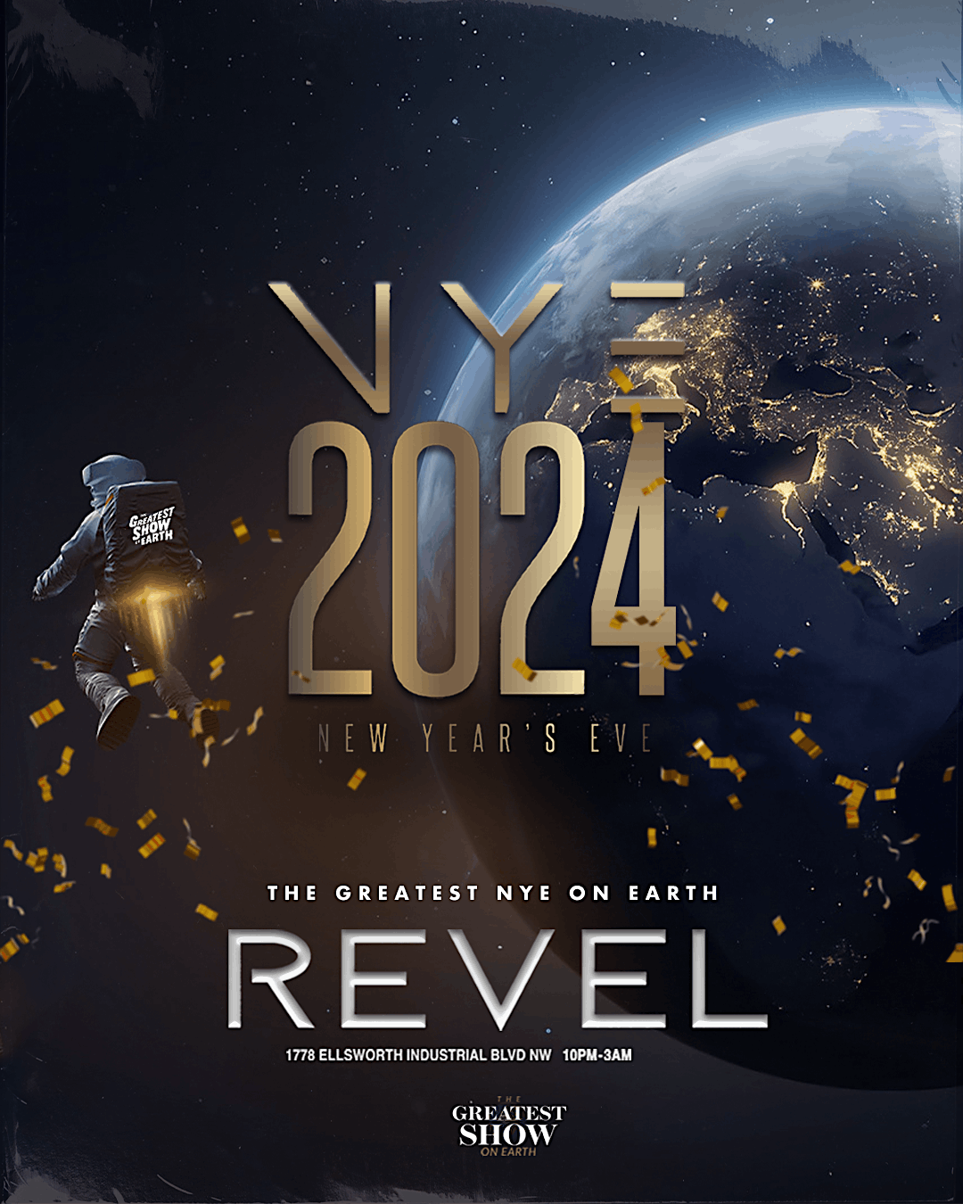 THE GREATEST NYE ON EARTH 2024 REVEL ATLANTA Revel, Atlanta, GA