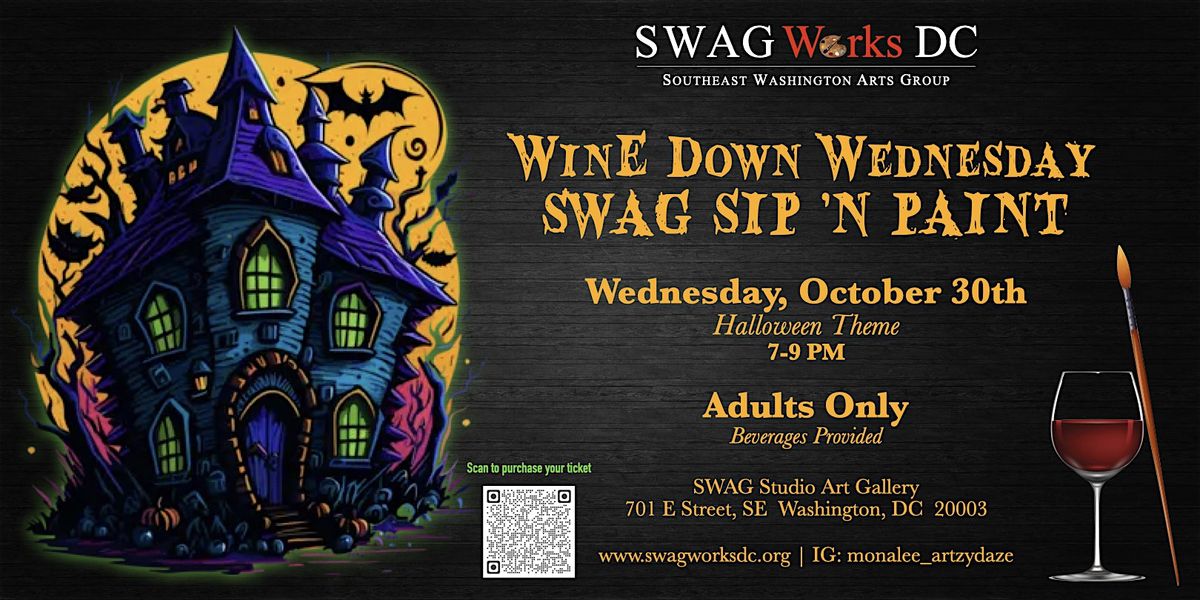 SWAG Studio Wine Down Wednesday Sip & Paint