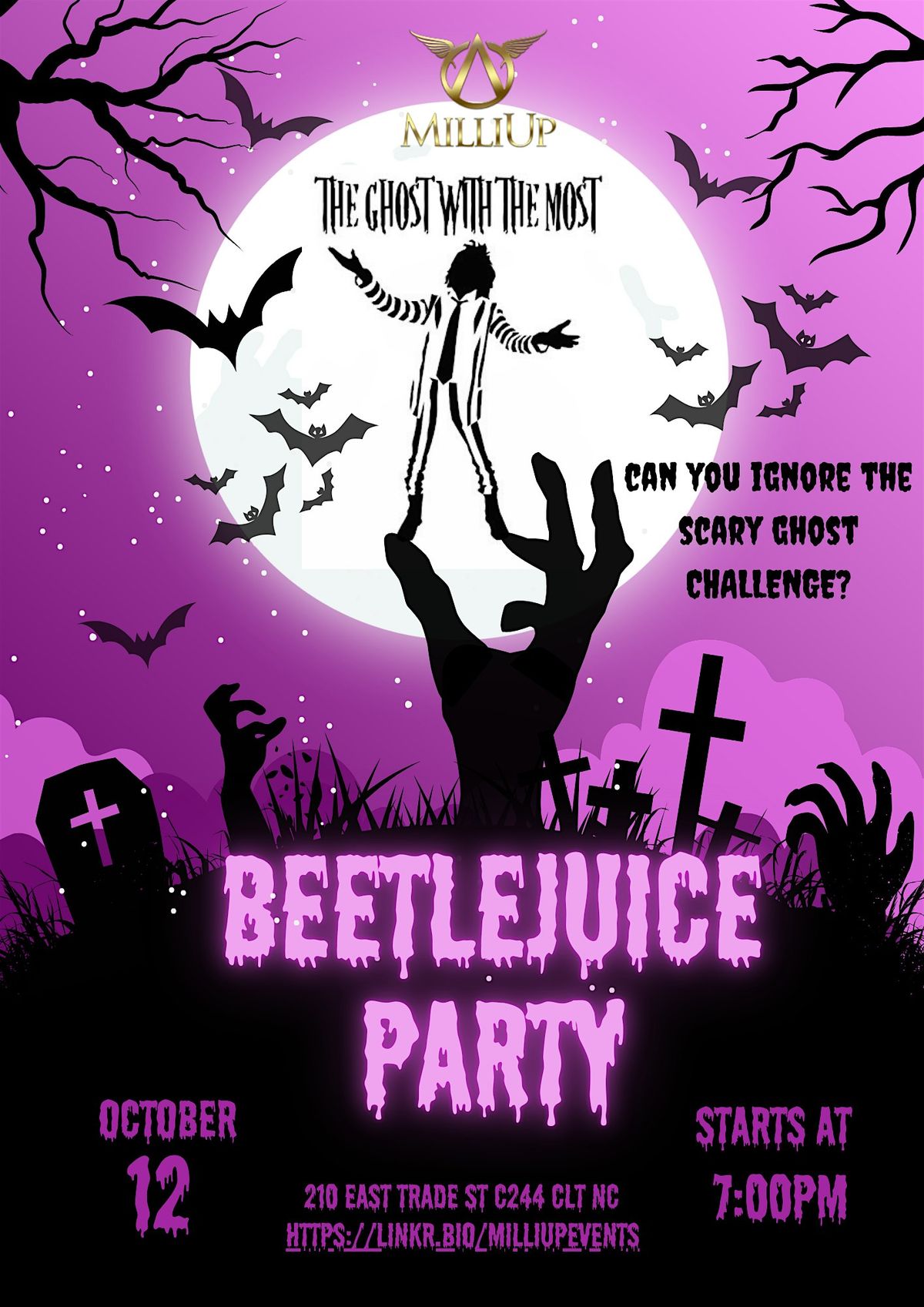 Beetlejuice Party: Can You Ignore The Scary Ghost Challenge?