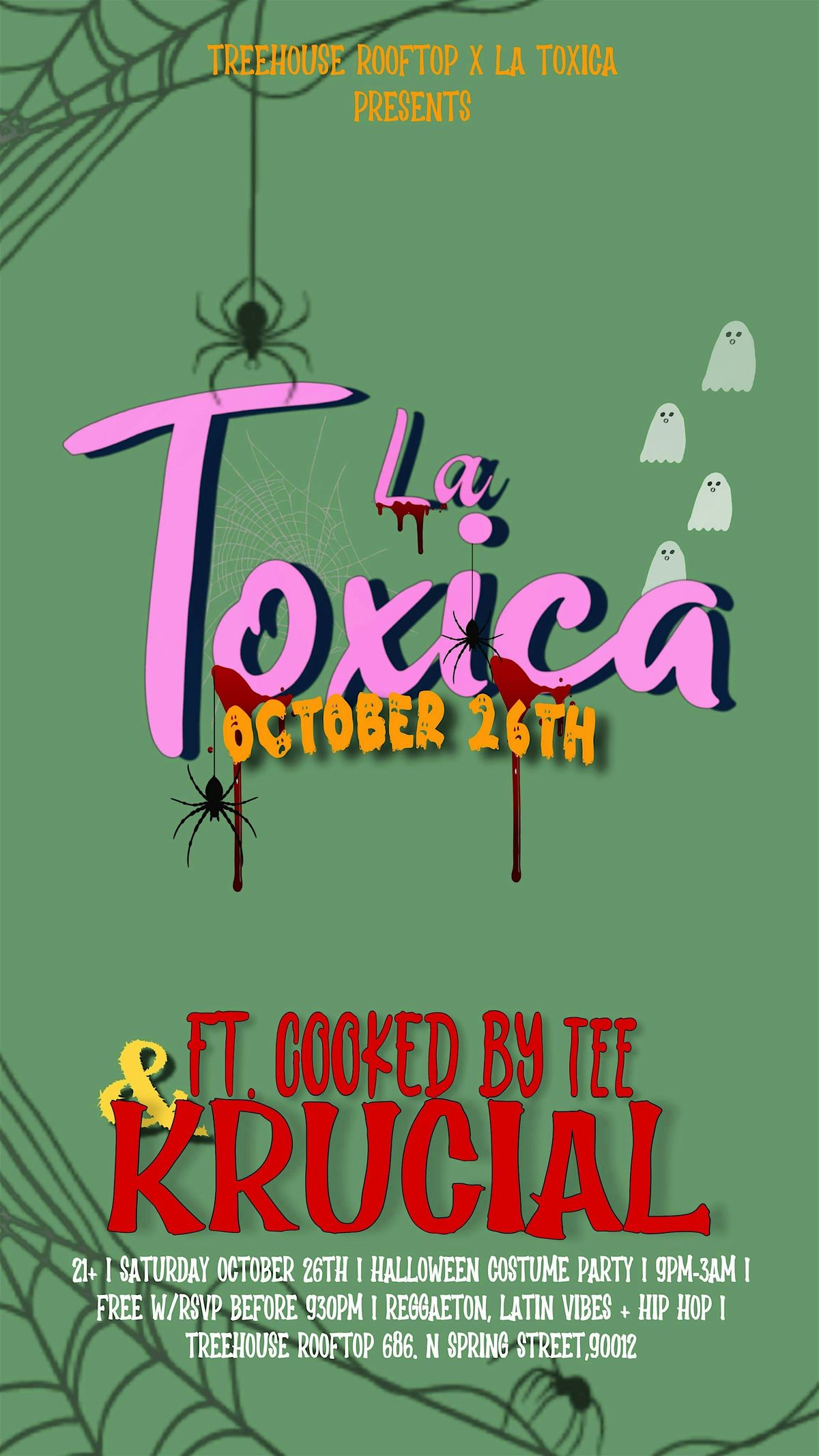 LA TOXICA REGGAETON HALLOWEEN PARTY