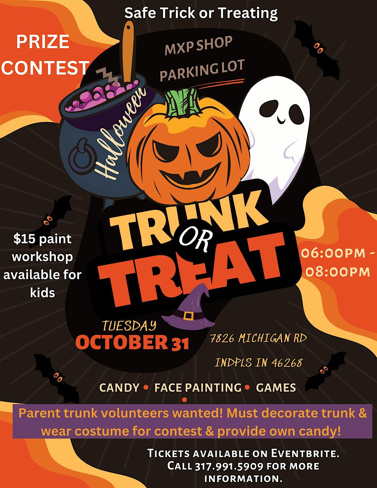 Halloween Trunk or Treat at MXP Shop