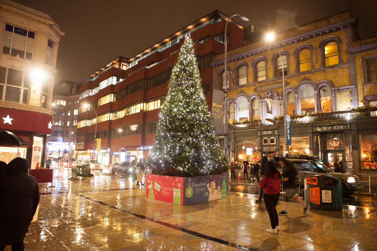 Christmas Light Switch on Lyric Square, London, EN November 22, 2023