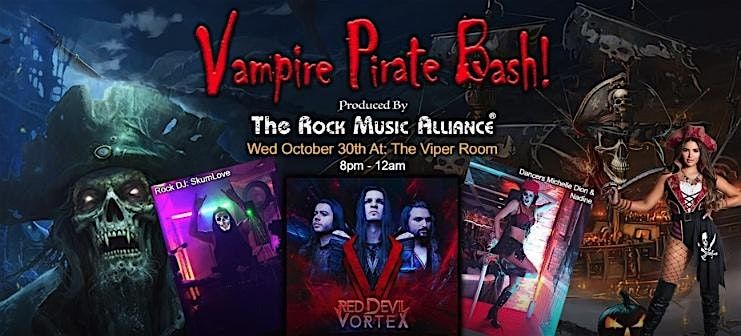 Vampire Pirate Bash! Halloween Party Event By Rock Music Alliance