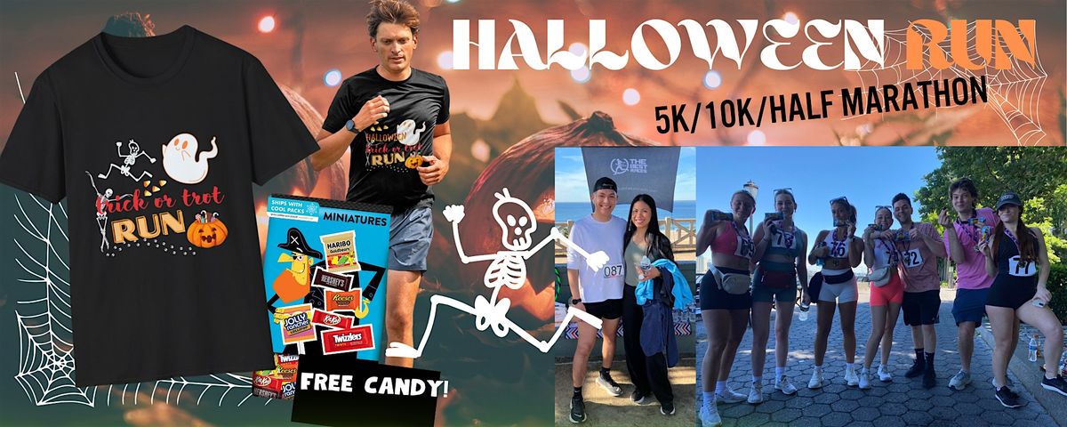 Halloween NIGHT Trick or Trot 5K\/10K NYC