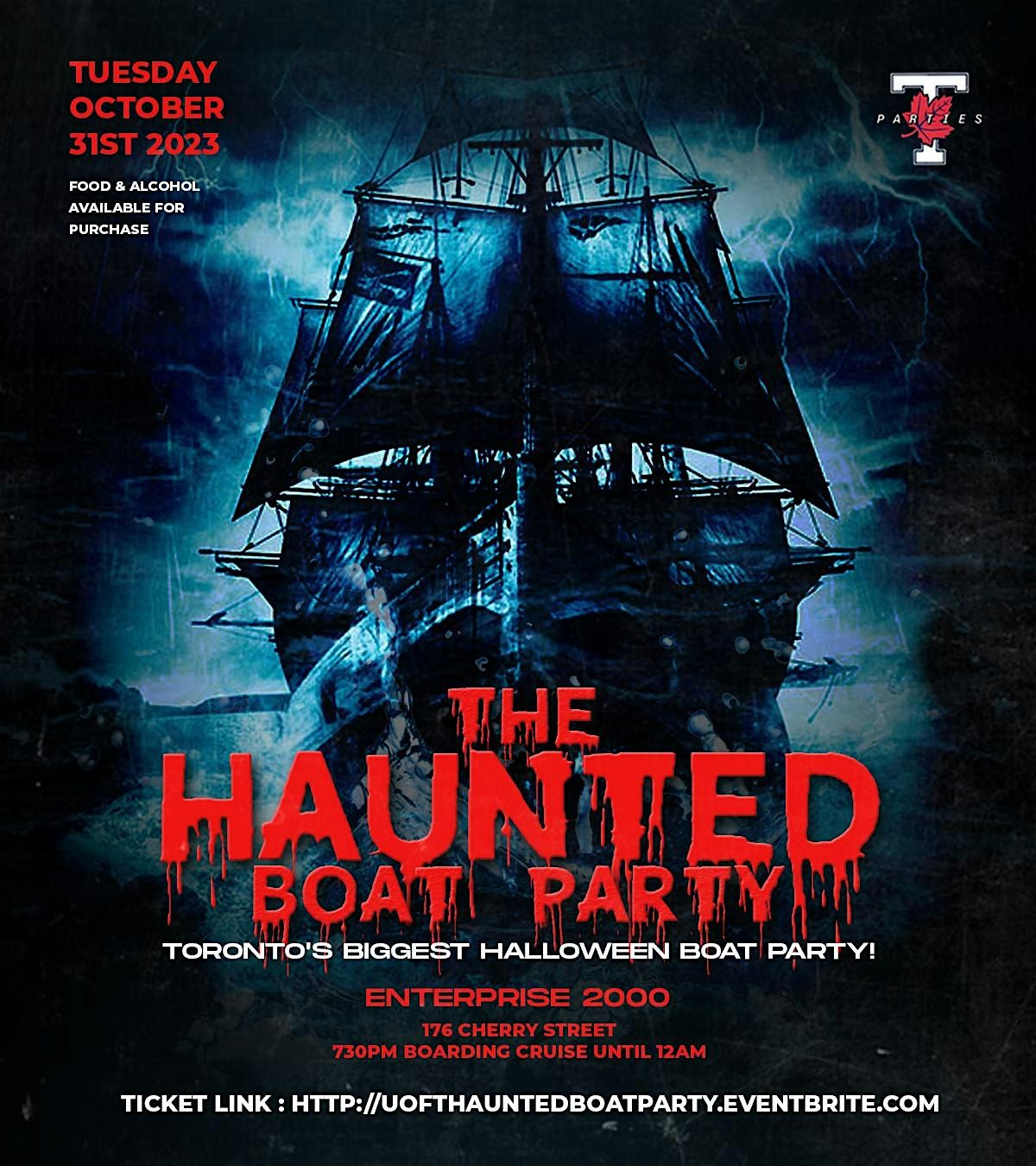 FROSH | HAUNTED HALLOWEEN BOAT PARTY | THURS OCT 31