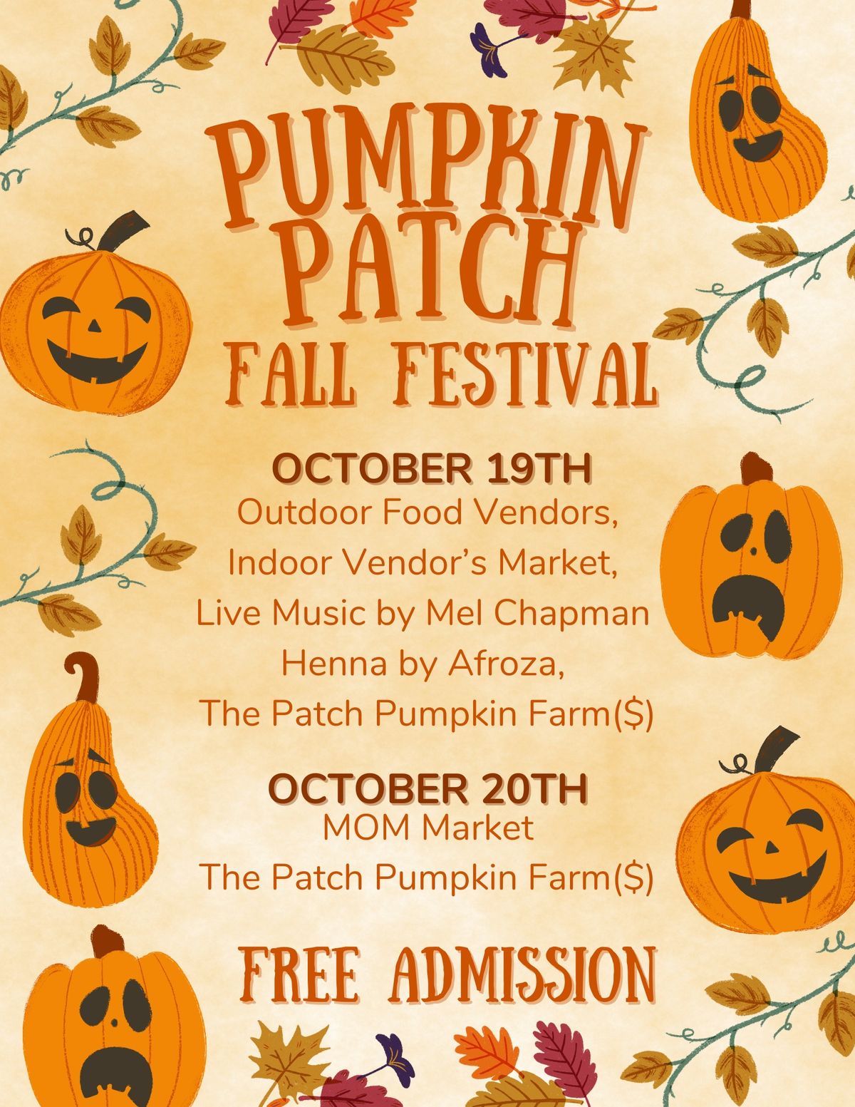 Pumpkin Patch Fall Festival