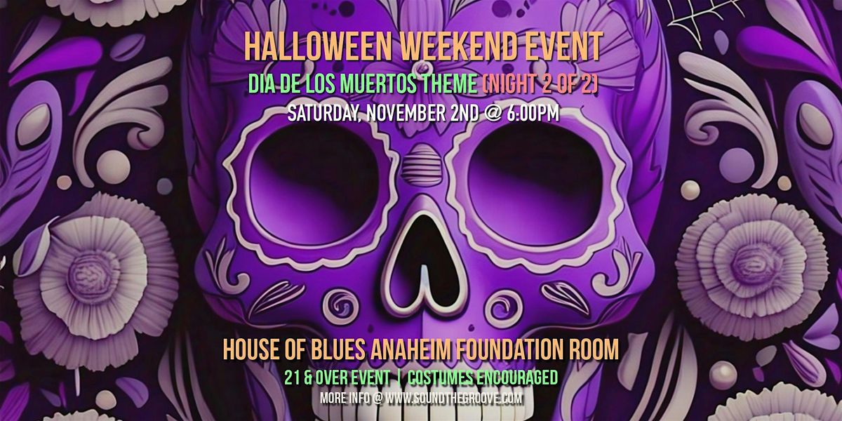 21+\/ Emilio Cole, Halloween Weekend @ HOB Anaheim's Foundation Room