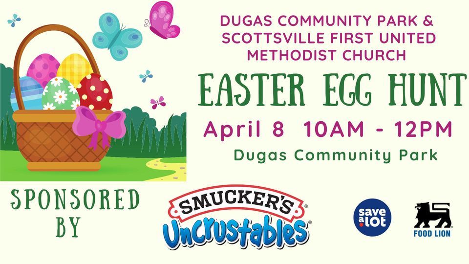 Easter Egg Hunt Dugas Park, Scottsville, KY April 8, 2023