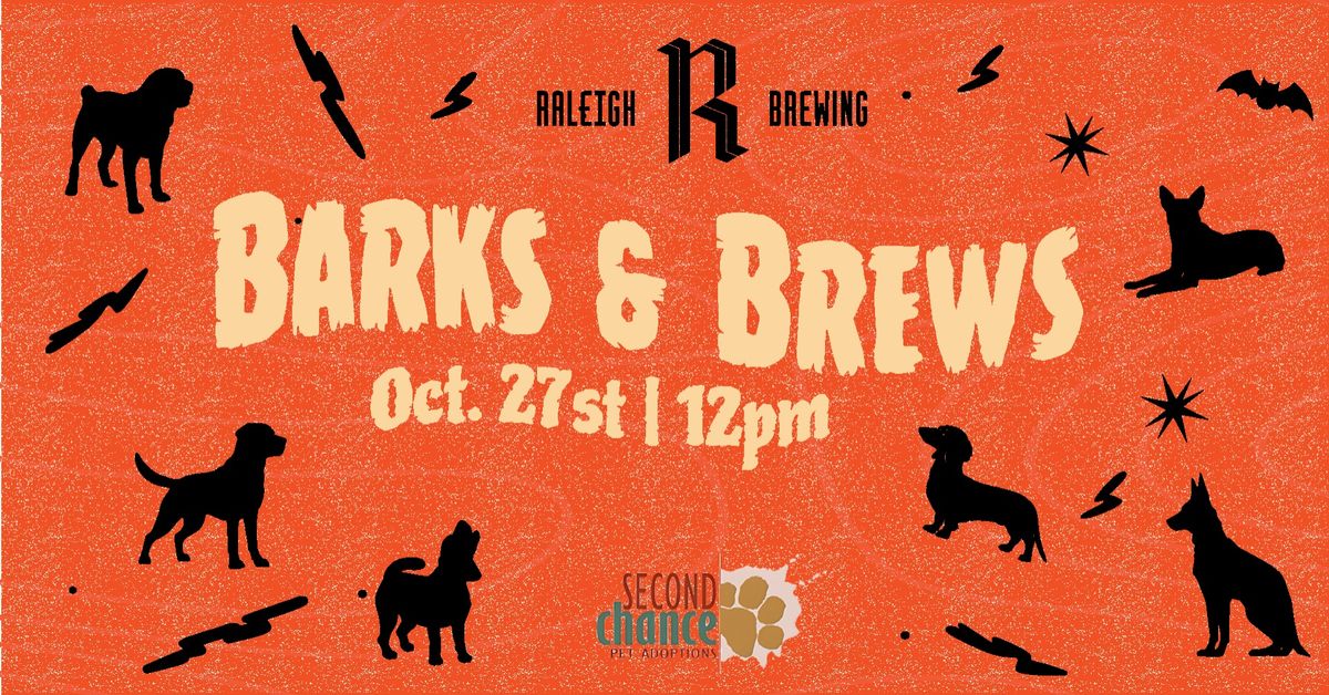 Barks & Brews at Raleigh Brewing!