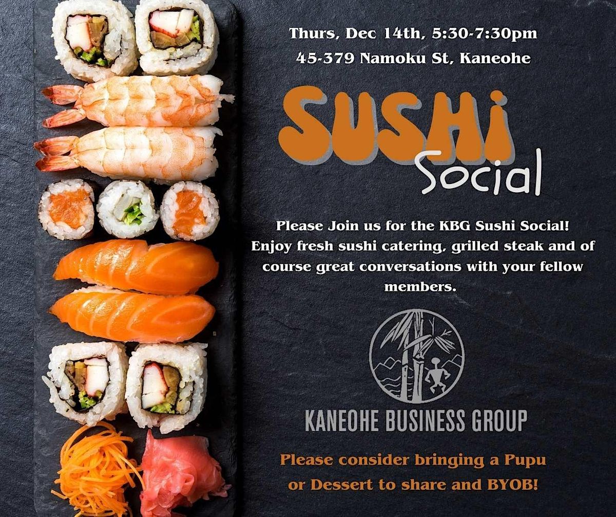 Sushi Social 45379 Namoku St, Kaneohe, HI December 14, 2023