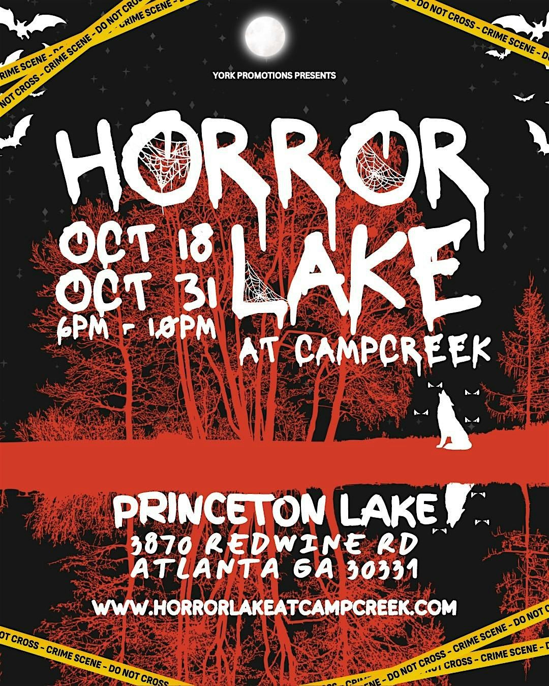 Horror Lake: A Haunted Lake walk\/ride through experience at Princeton Lake