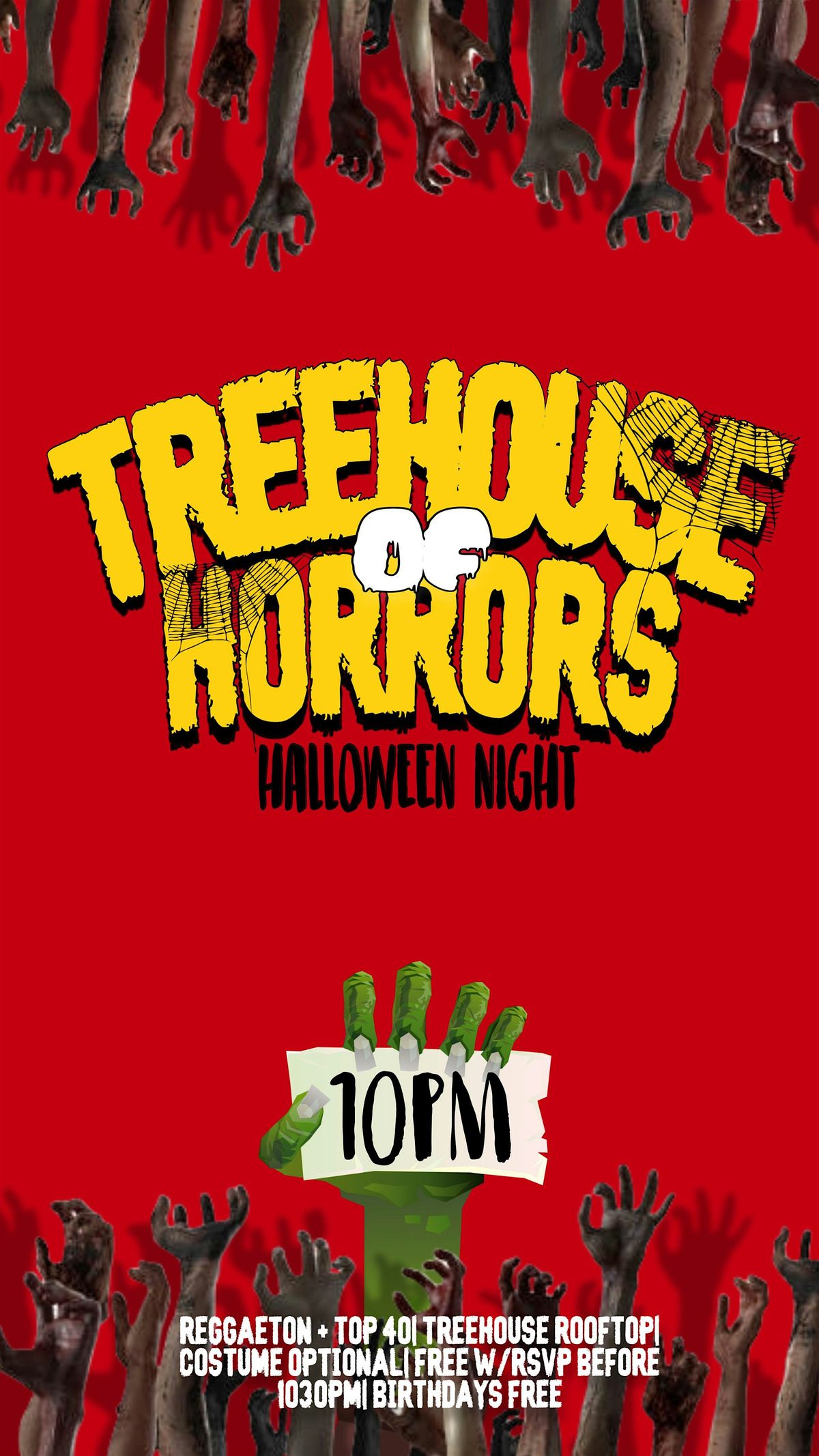 TREEHOUSE OF HORRORS! Treehouse, Los Angeles, CA October 31 to