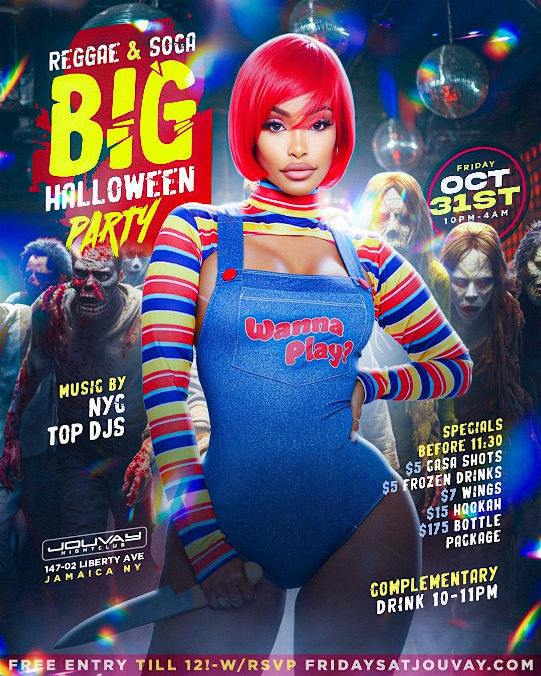 NYC FREE REGGAE AND SOCA PARTY