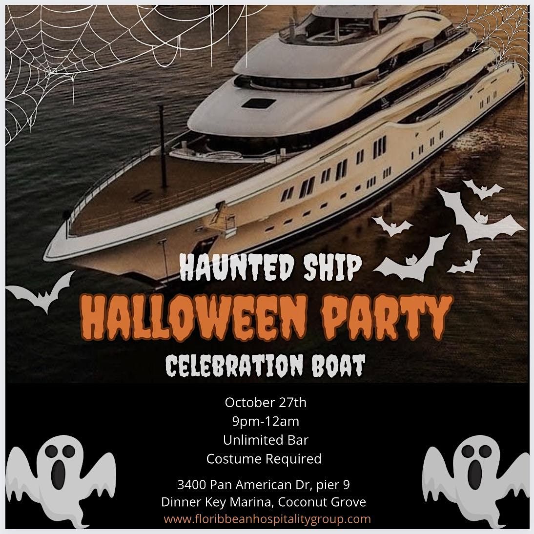 Halloween Party Cruise 3400 Pan American Dr, Miami, FL October 27