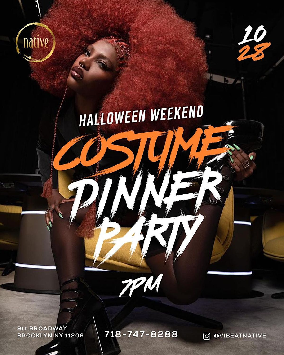 Halloween weekend at NATIVE Native Restaurant and Lounge, Brooklyn