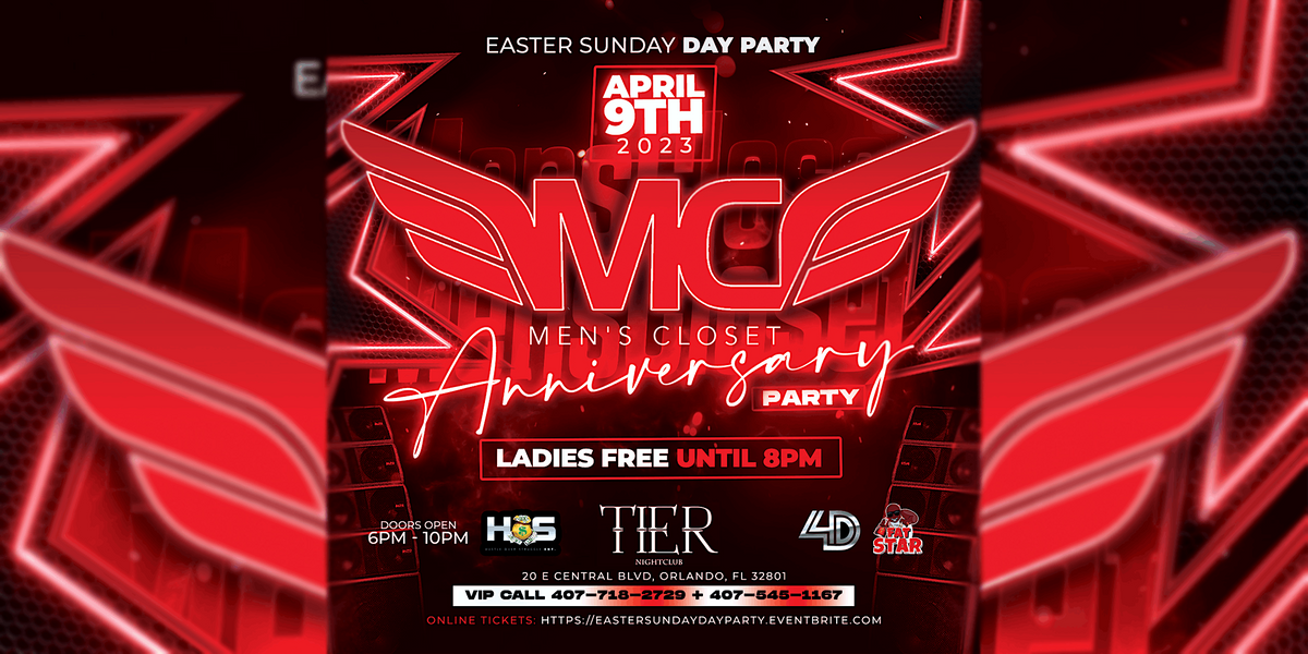 Easter Day Party x Men's Closet Anniversary Party At Tier