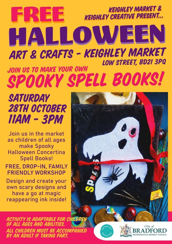 Halloween Arts & Crafts in Keighley Market Keighley Market October