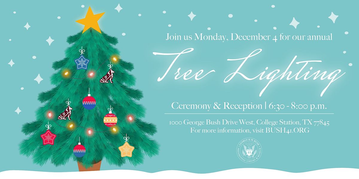Christmas Tree Lighting at the George Bush Presidential Library & Museum