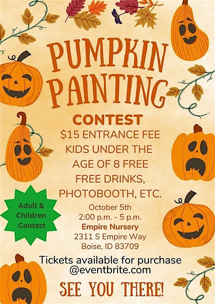 Pumpkin Painting Contest