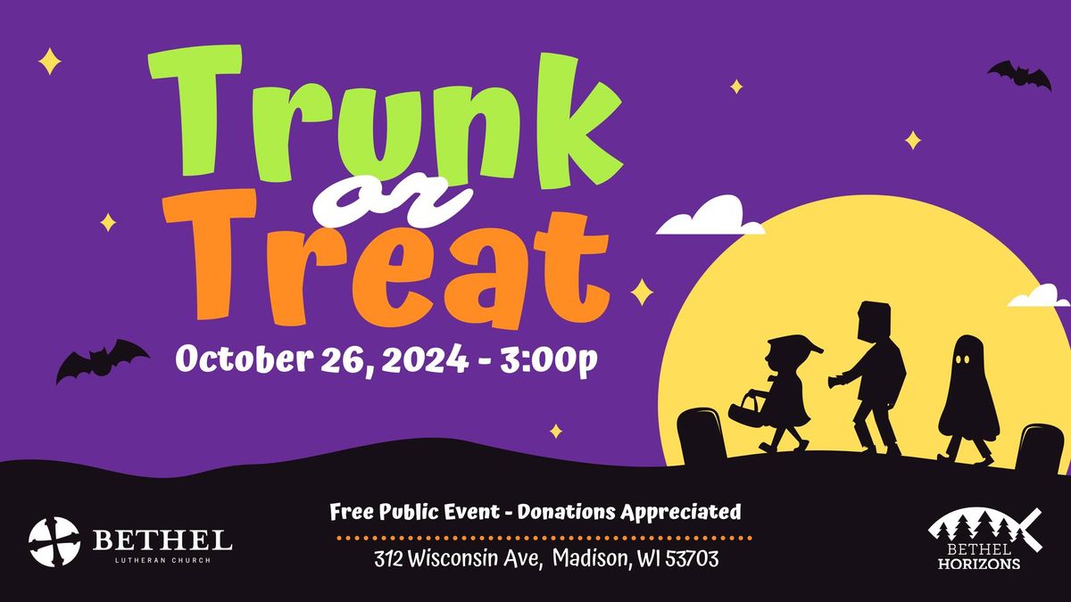 Trunk or Treat at Bethel Lutheran Church