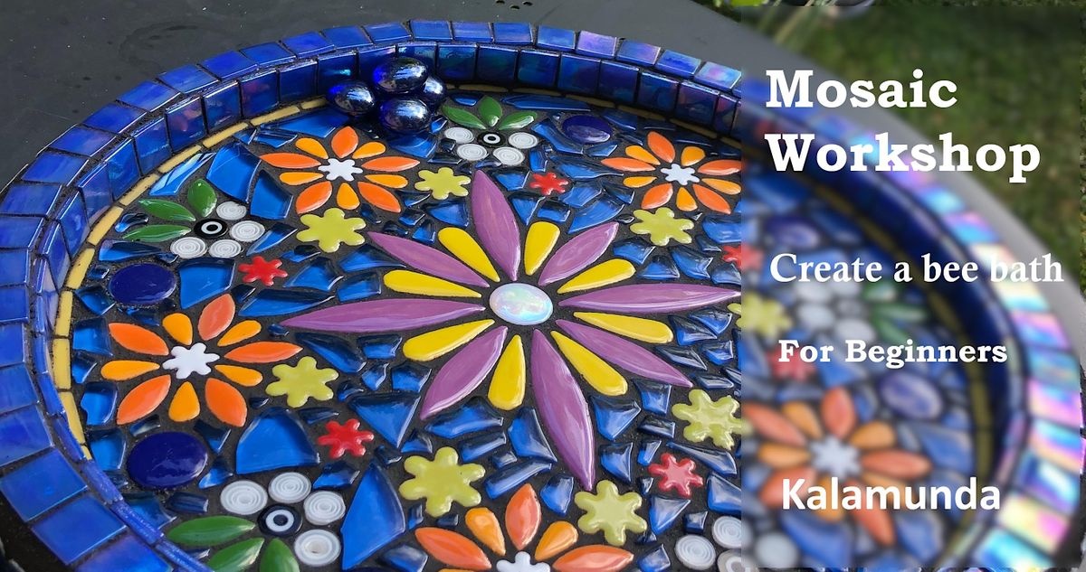 Beginner Mosaic Tuesday 25th April ANZAC DAY PUBLIC