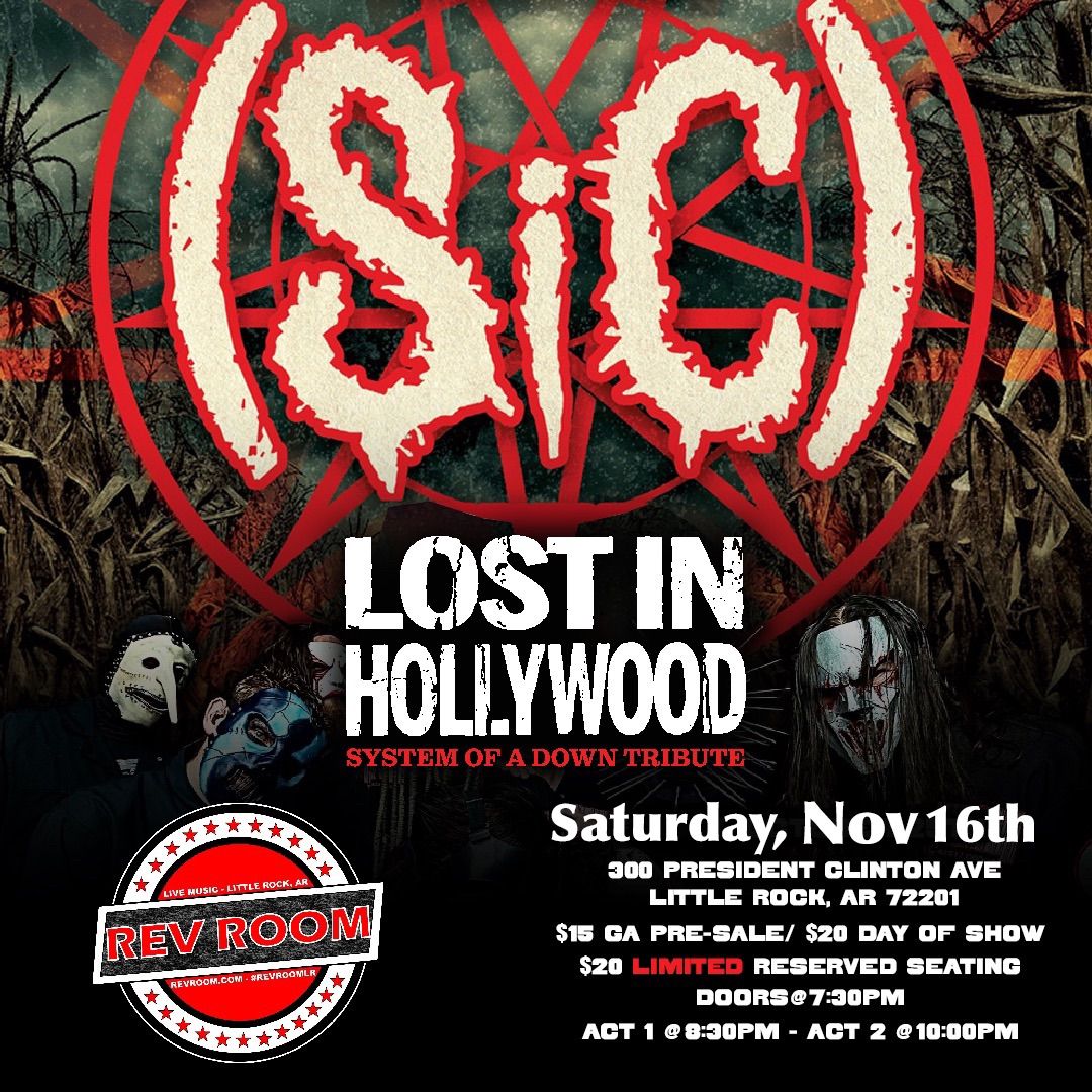 Slipknot and System Of A Down Tributes at The Rev Room 