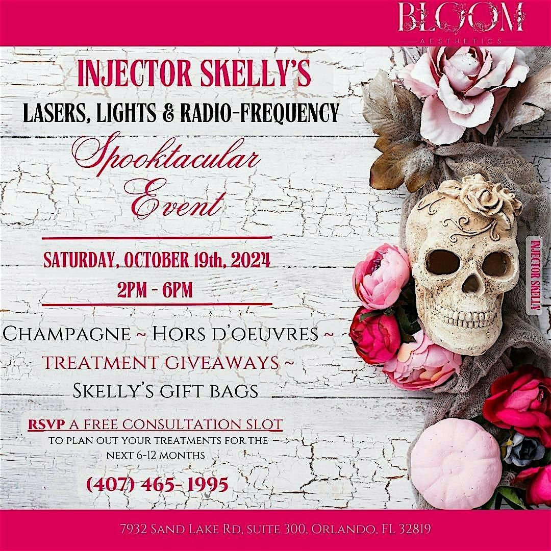 Injector Skelly\u2019s Lasers, Lights & RF Spooktacular Event!