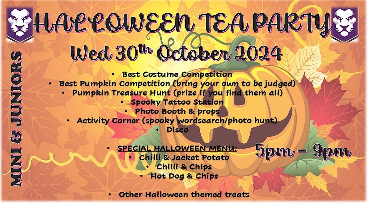 M&J Halloween Tea Party\/Disco