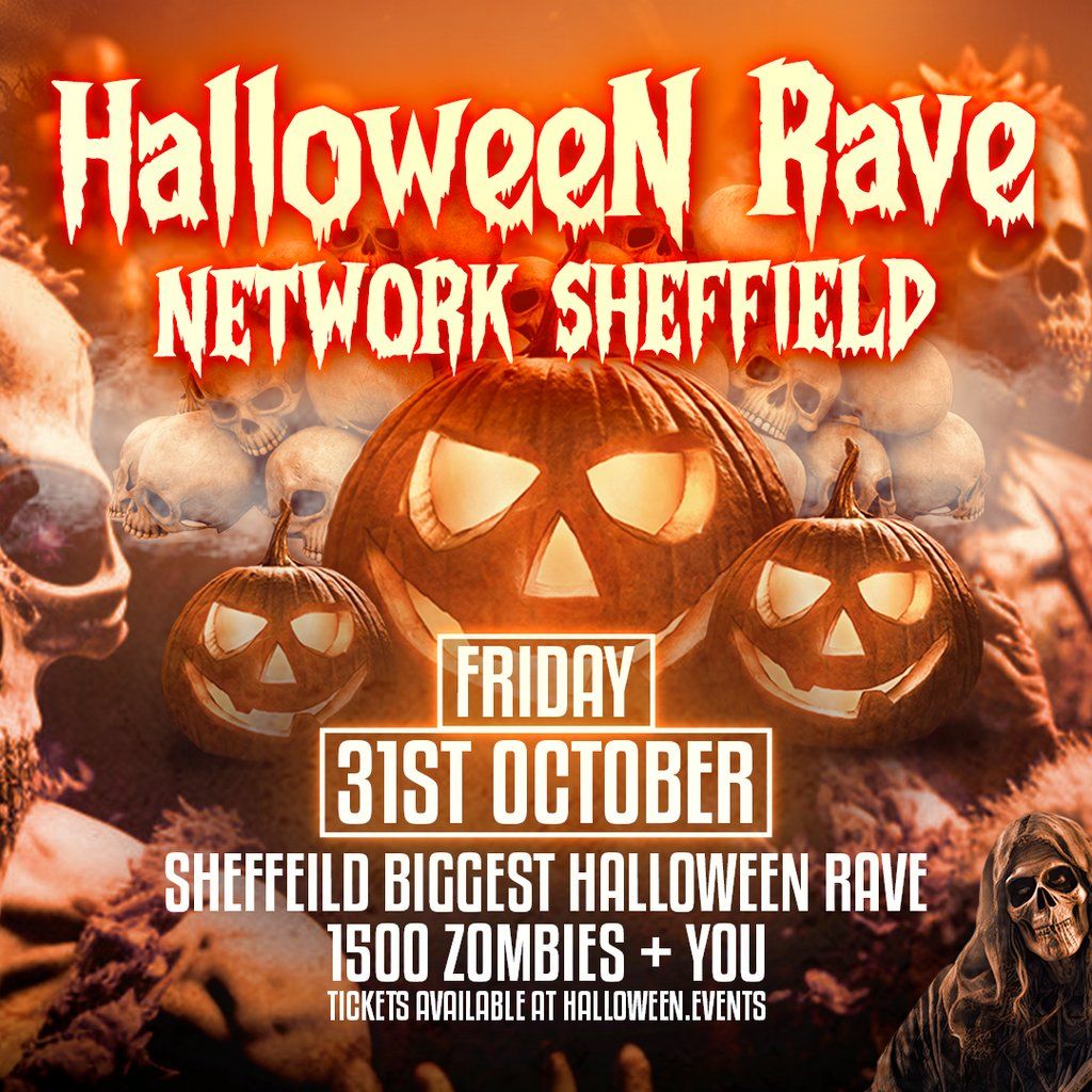 Halloween Rave 2025 at Network Sheffield \/\/ Open till 5AM