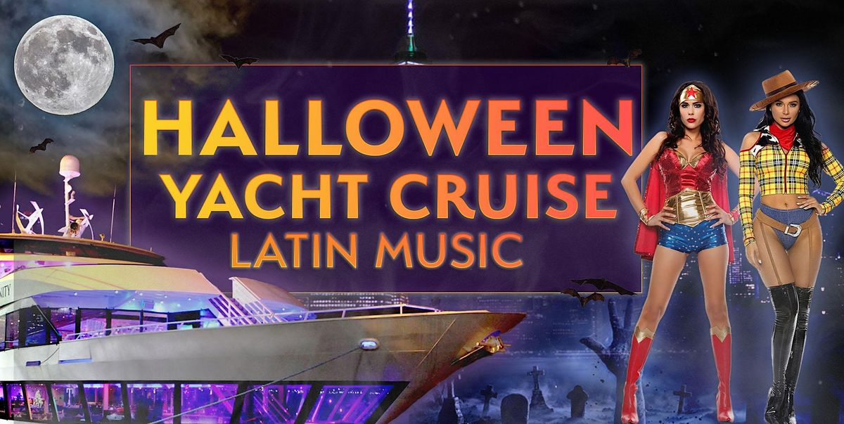 HALLOWEEN #1 LATIN BOAT PARTY YACHT CRUISE|  NYC Statue of Liberty