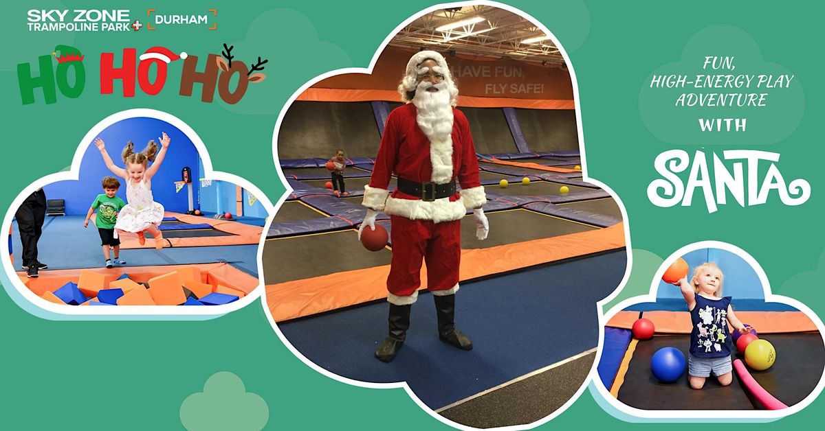 Santa is coming to Sky Zone this Christmas Eve!