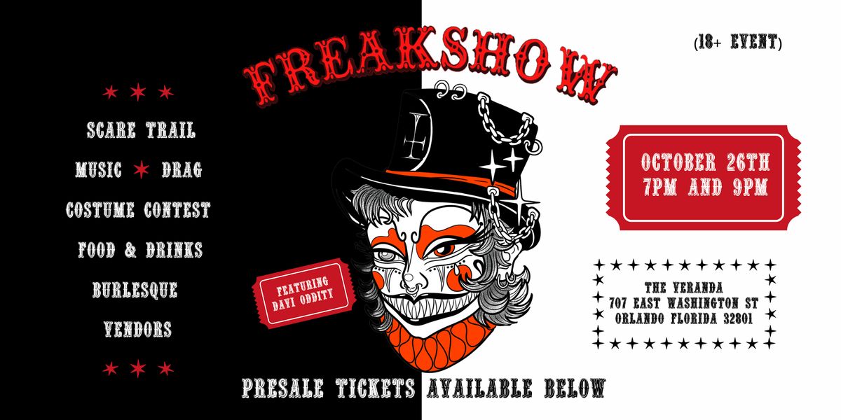 Gala of Ghouls: FREAKSHOW