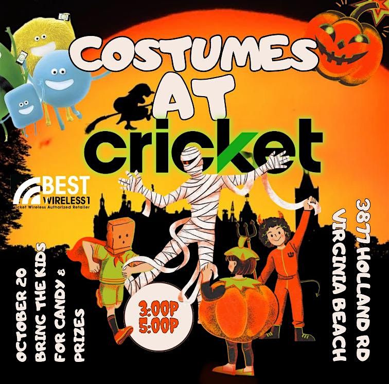 Cricket Wireless Authorized Retailer \u201cCostumes at Cricket \u201c Halloween event