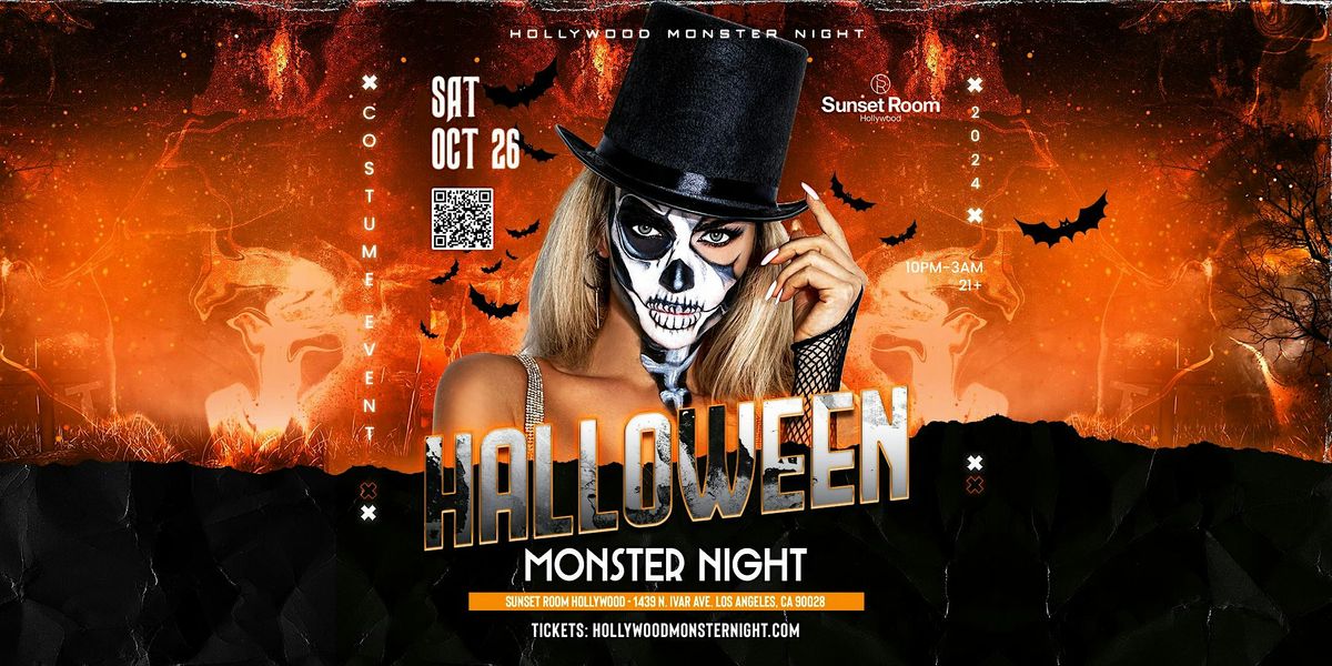 Halloween Monster Night 2024 \/\/ Sunset Room Hollywood