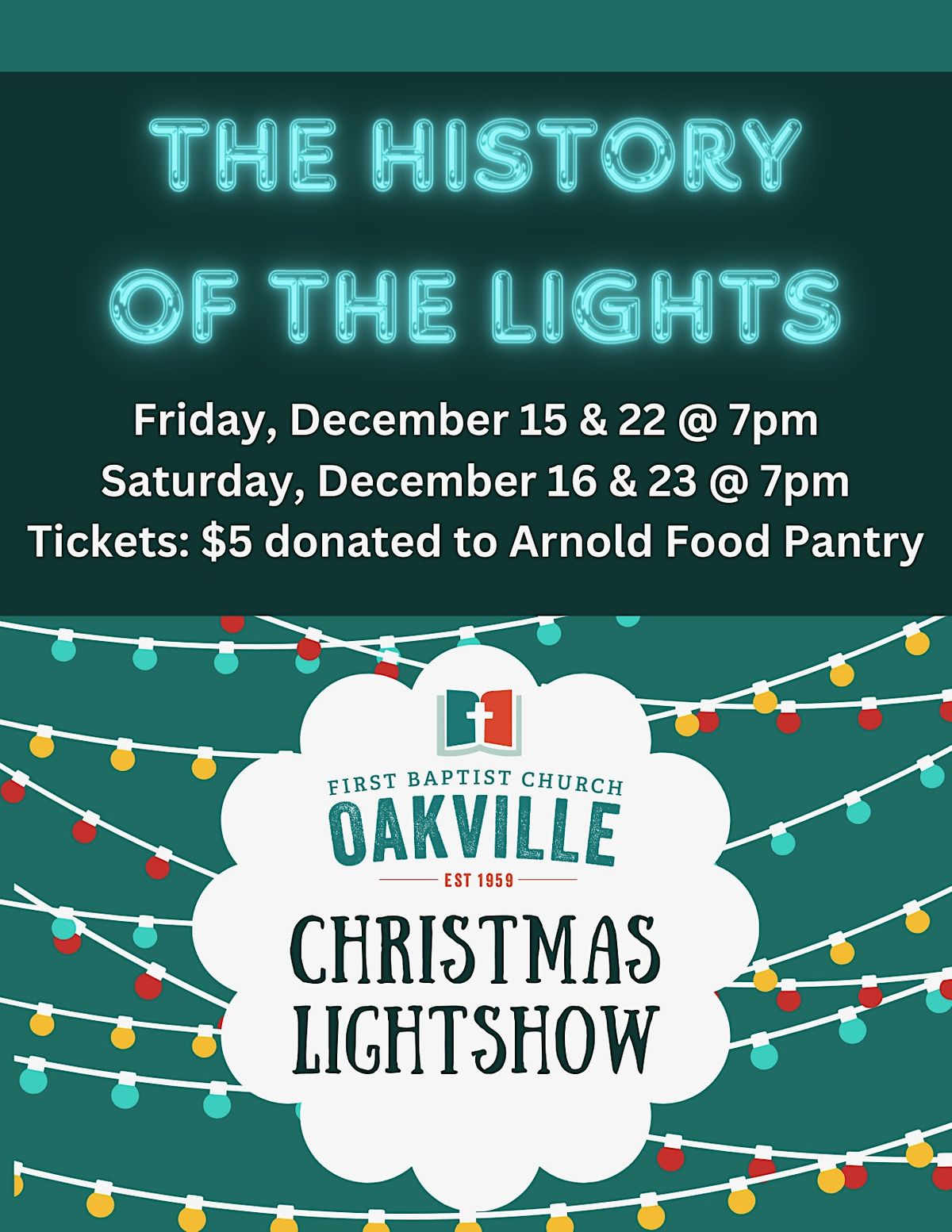 Indoor Computerized Christmas Light Show First Baptist Church of Oakville, St.Louis, MO